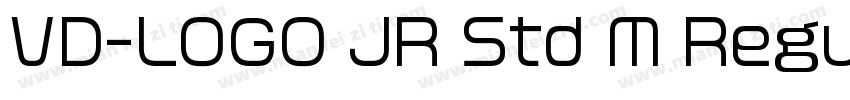 VD-LOGO JR Std M Regular字体转换